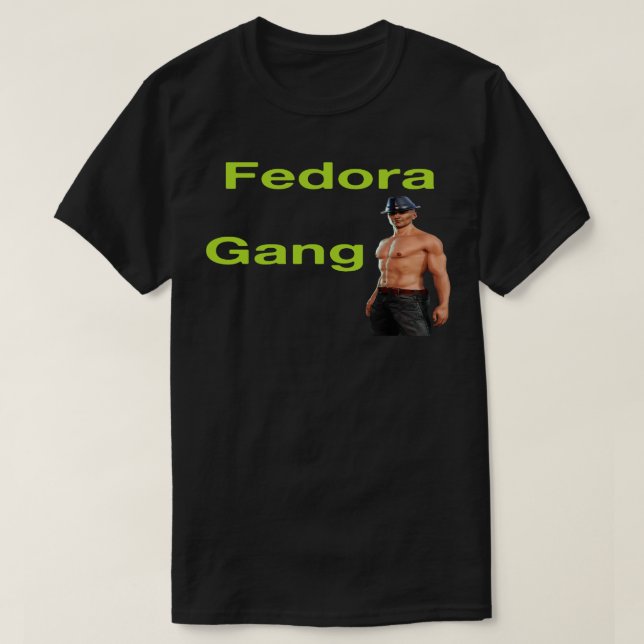 Camiseta Fedora Gang (Frente do Design)