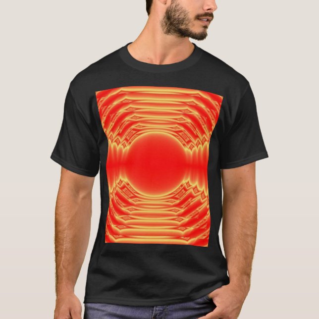 Camiseta feedback vermelho e laranja padronizado (Frente)