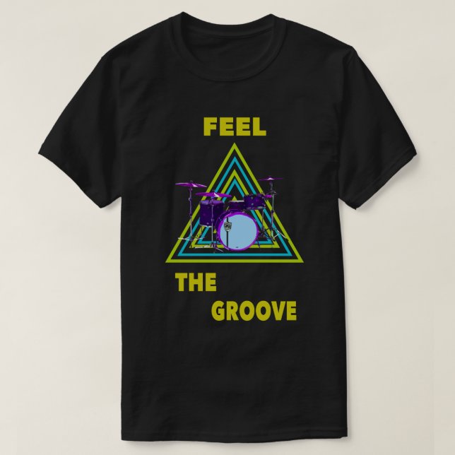 CAMISETA FEEL THE GROOVE (Frente do Design)
