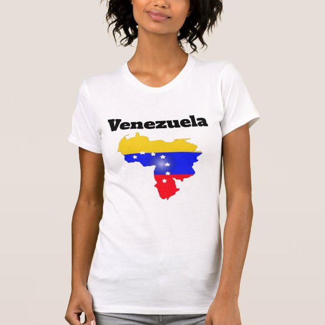 Camiseta Feel the heartbeat of Venezuela with this vibrant (Frente)