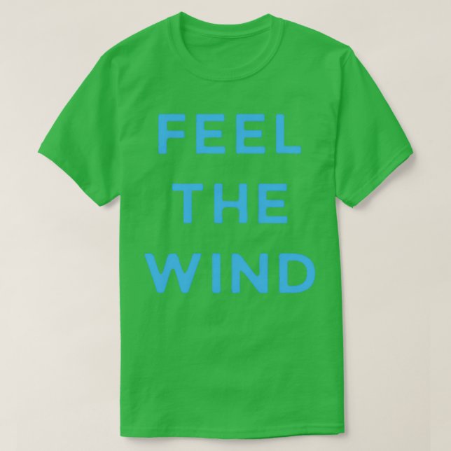 Camiseta Feel the wind (Frente do Design)