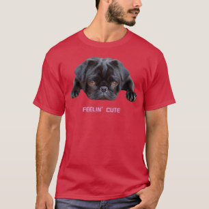 Camiseta Feelin Black Pug Dog Lover Dark Puppy