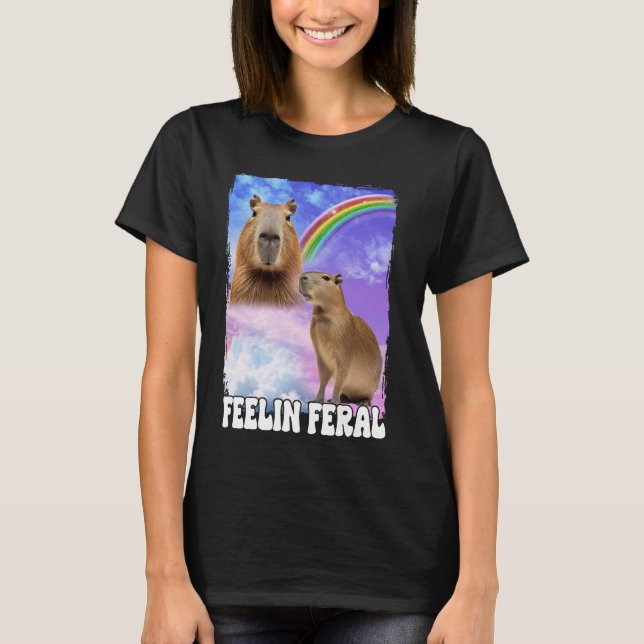Camiseta Feelin Feral Capybara (Frente)