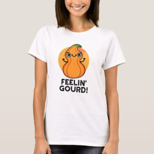 Camiseta Feelin Gourd Cute Veggie Pun
