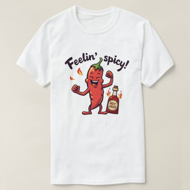 Camiseta Feelin’ Spicy Pepper (Frente do Design)