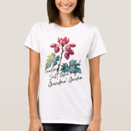 Camiseta Feeling Grapeful Grandma's Garden Floral Art