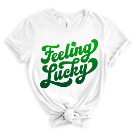 Camiseta Feeling Lucky | Green Ombre St. Patrick’s Day 