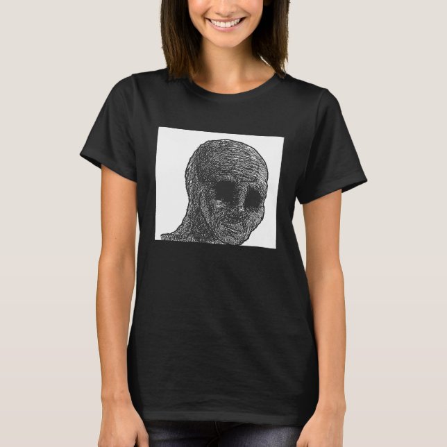 Camiseta Feels Guy Wojak Meme Doomer  1 (Frente)