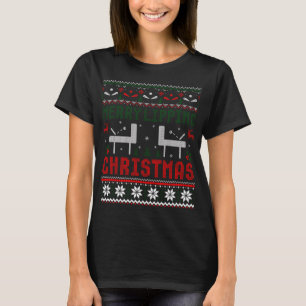 Camiseta Feia de Pinball Machine de Natal Swea