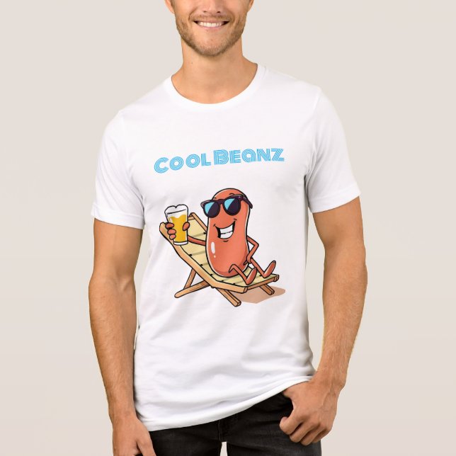 Camiseta Feijão Cozido Cool Beanz  (Frente)