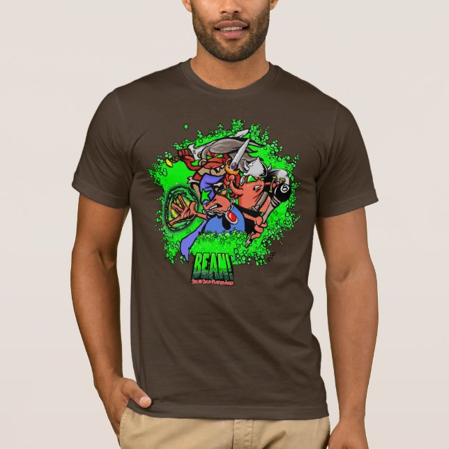 Camiseta FEIJÃO! Heróis Masculinos    (Frente)