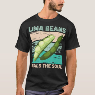 Camiseta Feijão Lima Cura a Alma Amante de Feijão Engraçado