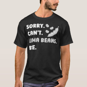 Camiseta Feijão Lima Plantação Engraçada Legume
