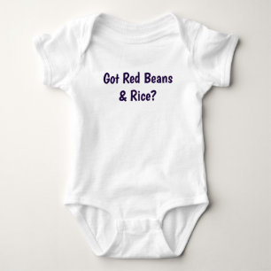 Camiseta Feijão Vermelho e Arroz? Crianças Cajun