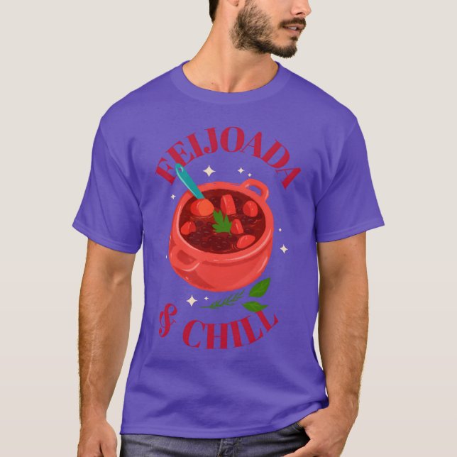 Camiseta Feijoada Esfrie Comida Brasileira Presente Feijoad (Frente)