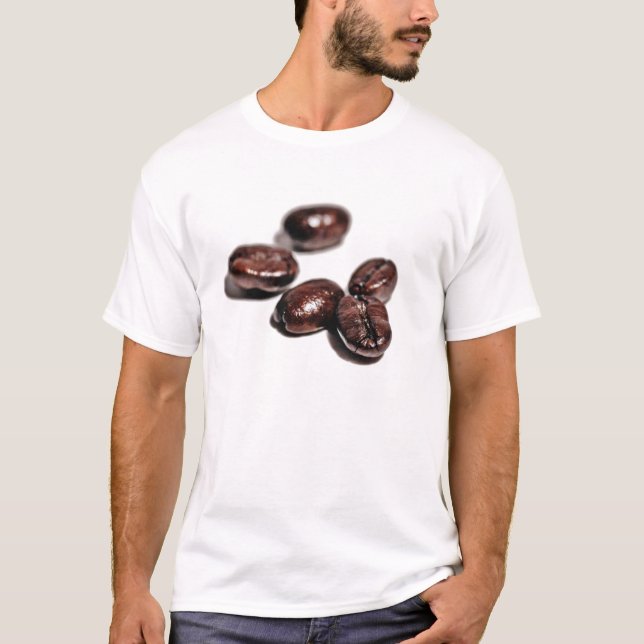 Camiseta Feijões de café disparados em meu estúdio novo (Frente)