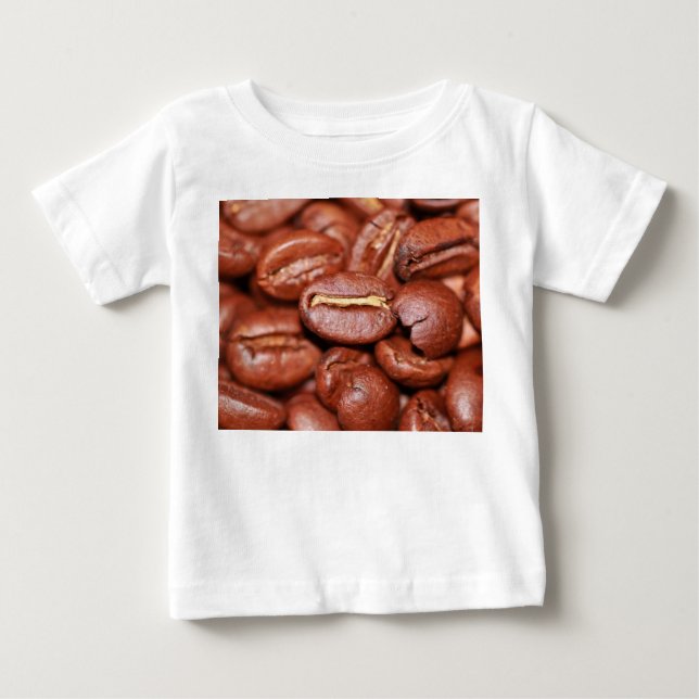Camiseta Feijões de café torrados (Frente)