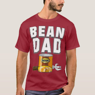 Camiseta Feijões de Pai Bean e feijão aberto
