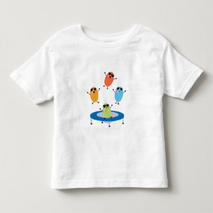 Camiseta Feijões Doces Bonitos, Jumping, Vestindo óculos 