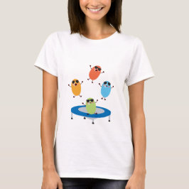 Camiseta Feijões Doces Bonitos Vestindo Óculos de sol