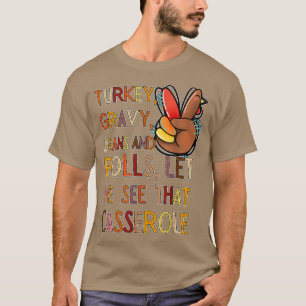 Camiseta Feijões E Rolos De Turcos Deixem-Me Ver Esse Casse