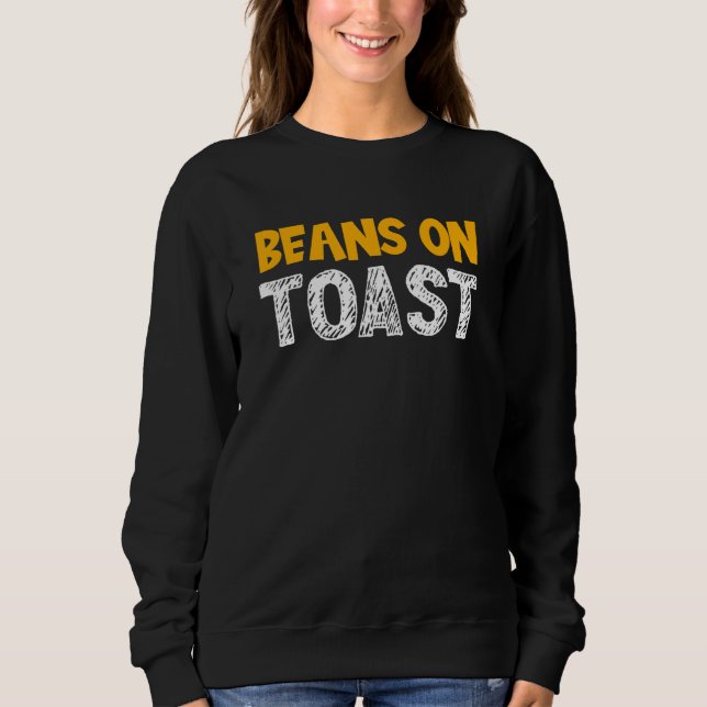 Camiseta Feijões em torrada - Bean Favorito da Comida Britâ (Frente)