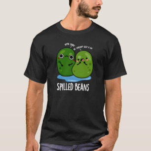 Camiseta Feijões esmagados Engraçado Veggie Bean Pun Dark B