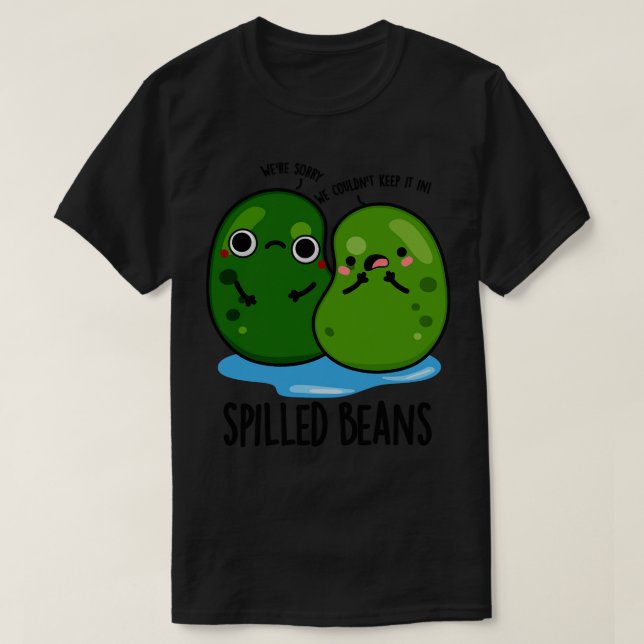 Camiseta Feijões Espalhados Veggie Bean Pun 1 (Frente do Design)