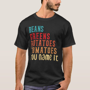 Camiseta Feijões Verdes Batatas Tomates - Amor Ação de Graç