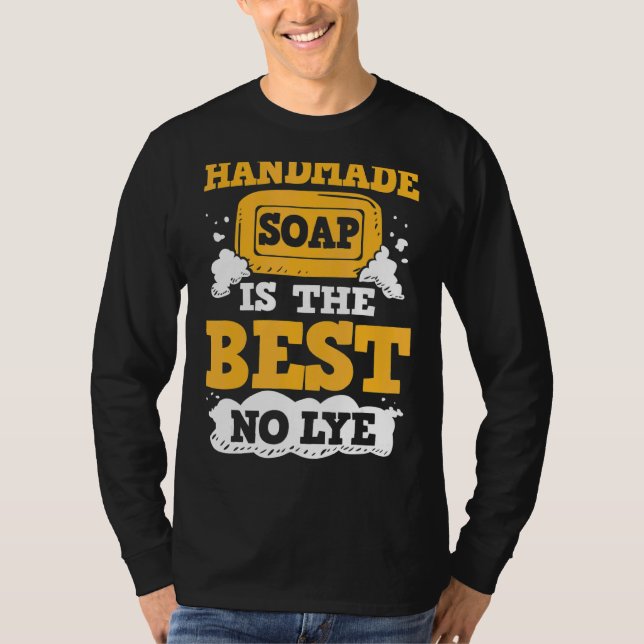 Camiseta Feira de Artesanato de sabão caseiro Fácil de usar (Frente)