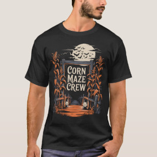 Camiseta Feira de outono do Corn Maze Crew Halloween