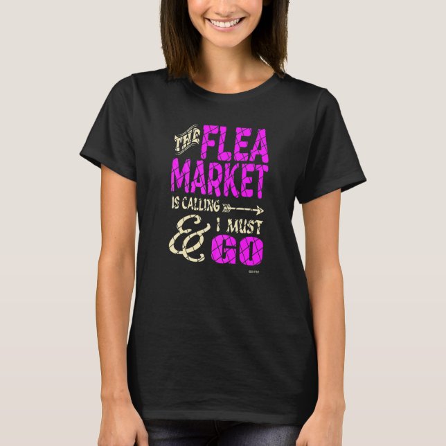 Camiseta Feira de Pulgas Está Chamando (Frente)