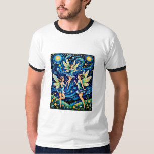 Camiseta Feiras Dançantes Sob Teto Starry Sky