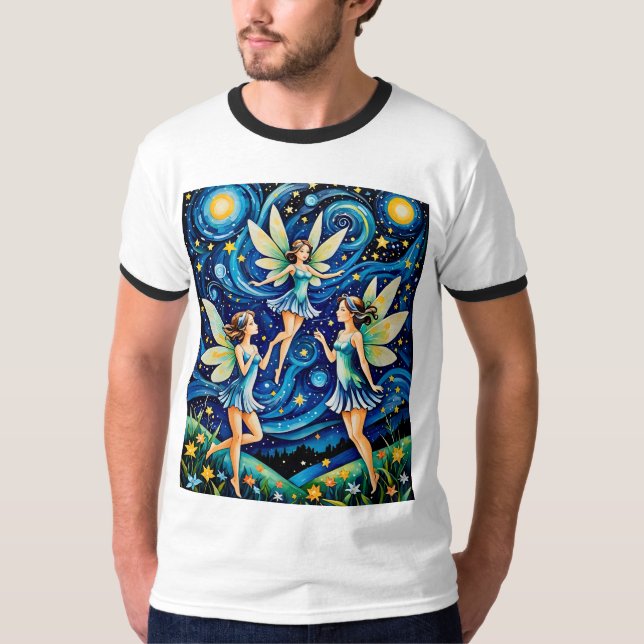 Camiseta Feiras Dançantes Sob Teto Starry Sky (Frente)