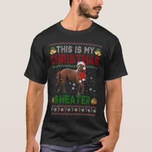 Camiseta Feiras de Papais noeis de Natal bonitas e doces
