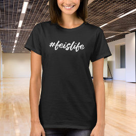 Camiseta #Feislife - White Cursive - Irish Dance