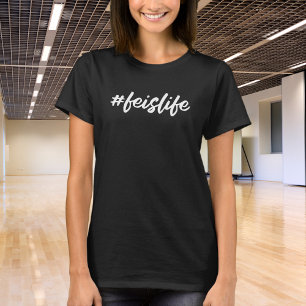 Camiseta #Feislife - White Cursive - Irish Dance
