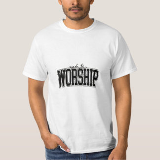Camiseta Feita ao culto de Deus cristão