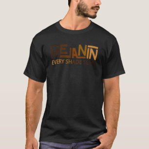 Camiseta Feita Com Melanin Black Girl Magic Afro Beauty Bla