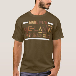 Camiseta Feita Com Melanin Pride Racial EQUIPE