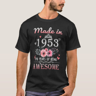 Camiseta Feita Em 1953, Ontem À 70 De 70 Anos