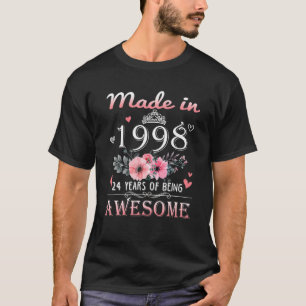 Camiseta Feita Em 1998, Com 24 Anos De Idade, Presente De A