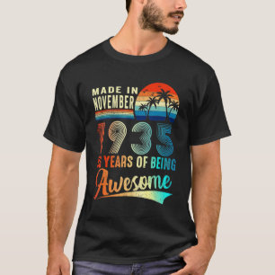 Camiseta Feita Em Dezembro De 1935, 86 Anos Sendo Incrível 
