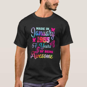 Camiseta Feita Em Janeiro De 1955, 67 Anos Sendo Incrível 6