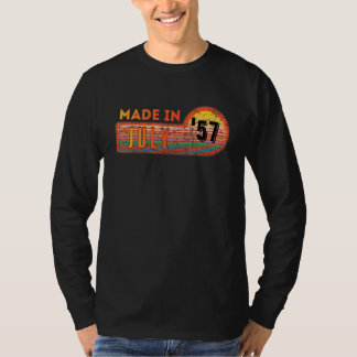 Camiseta Feita Em Julho De 1957 Incrível Desde Aniversário 