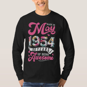 Camiseta Feita Em Maio De 1954, Com 68 Anos De Idade