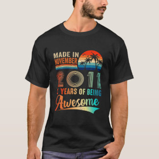 Camiseta Feita Em Novembro De 2011 10 Anos De Esforço Vi