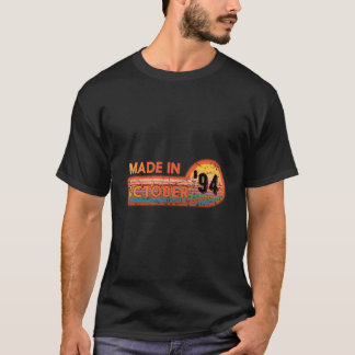 Camiseta Feita Em Outubro De 1994 Incrível Desde 1994 Anive