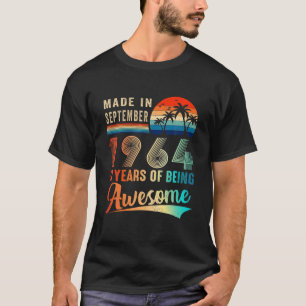 Camiseta Feita Em Setembro De 1964 57 Anos De Estar Incríve