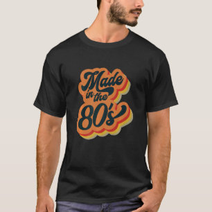 Camiseta Feita nos anos 80, 1980, 1980, Aniversário Vi, dos